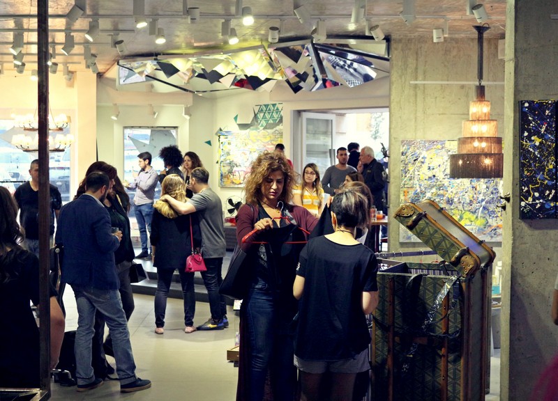 Suzi in Beirut at Vick Vanlian Showroom